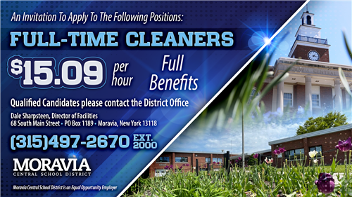 Cleaners Wanted